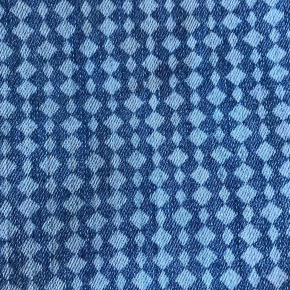 Free People Rosey Print Checkered Skinny Jeans - Picture 5 of 6